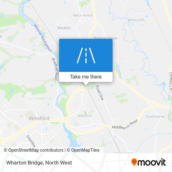 Wharton Bridge map