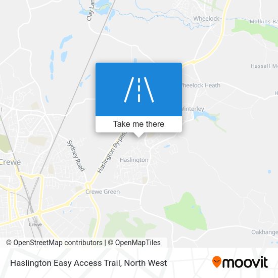 Haslington Easy Access Trail map