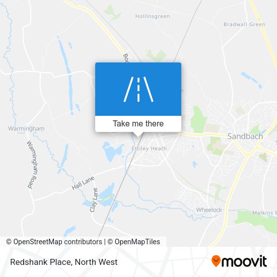 Redshank Place map
