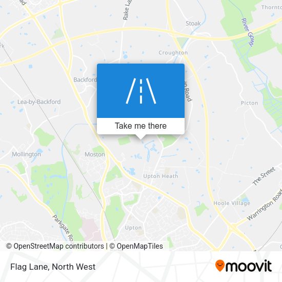 Flag Lane map