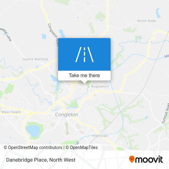 Danebridge Place map