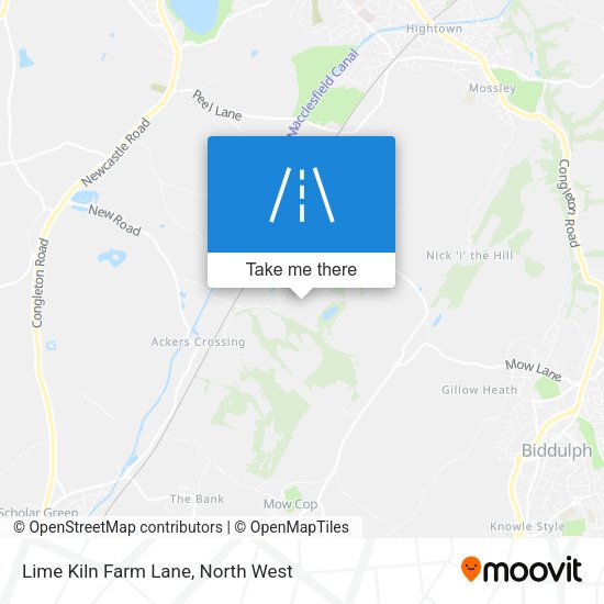 Lime Kiln Farm Lane map