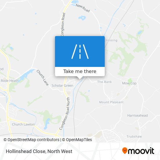 Hollinshead Close map