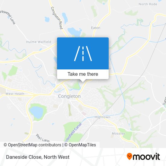 Daneside Close map