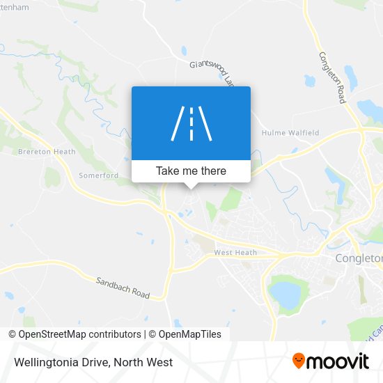 Wellingtonia Drive map