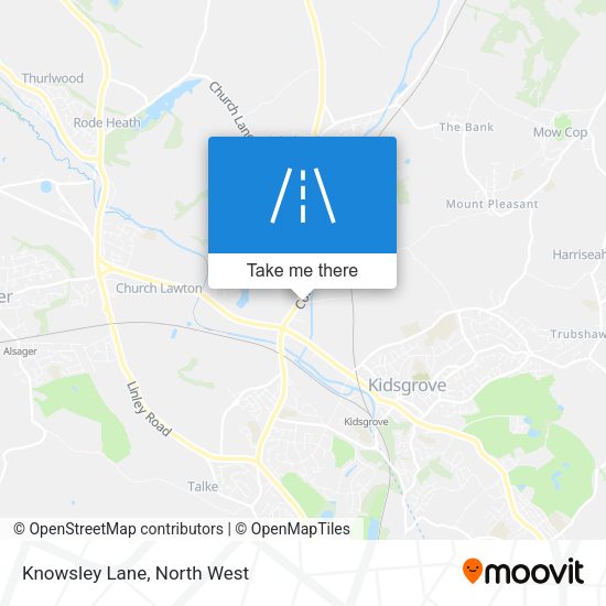Knowsley Lane map