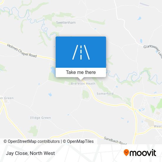 Jay Close map
