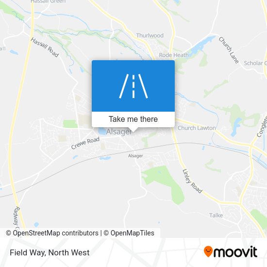 Field Way map