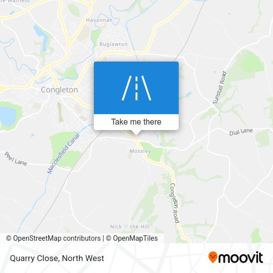 Quarry Close map