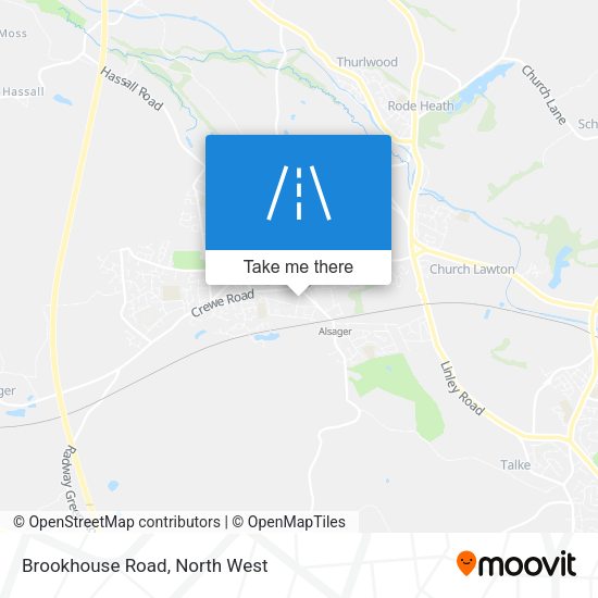 Brookhouse Road map