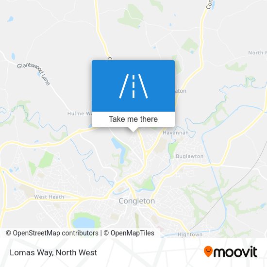 Lomas Way map
