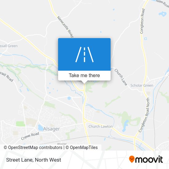 Street Lane map