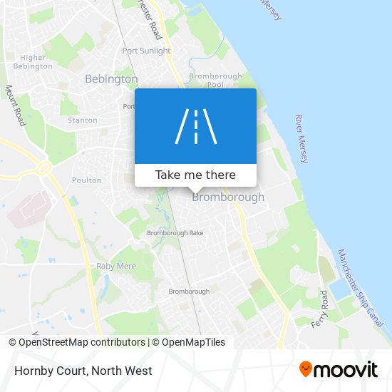 Hornby Court map