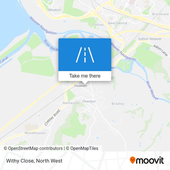 Withy Close map