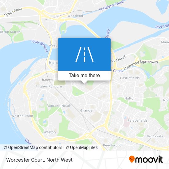 Worcester Court map