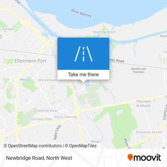 Newbridge Road map