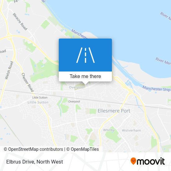 Elbrus Drive map
