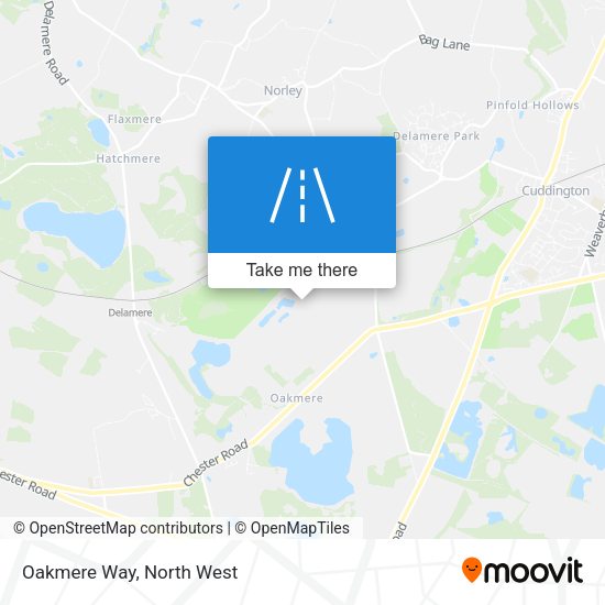 Oakmere Way map