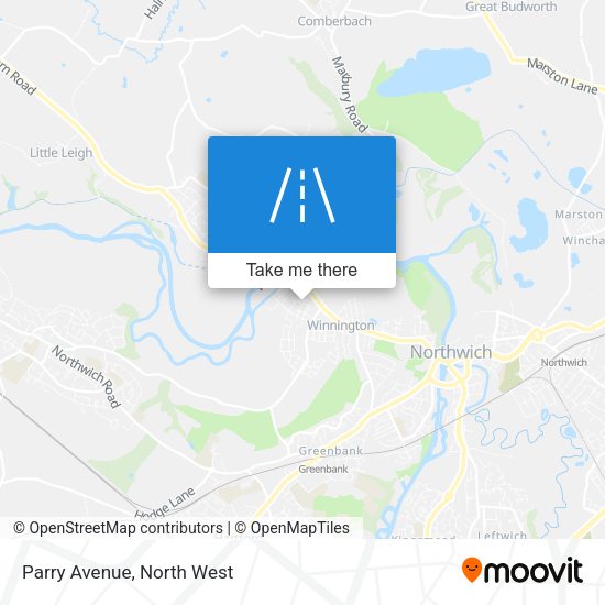 Parry Avenue map