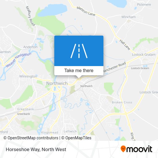 Horseshoe Way map