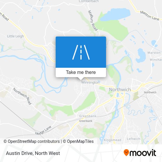 Austin Drive map