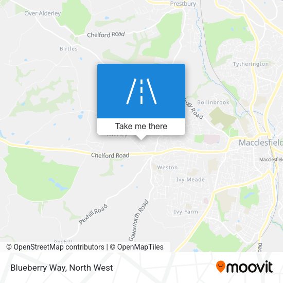 Blueberry Way map