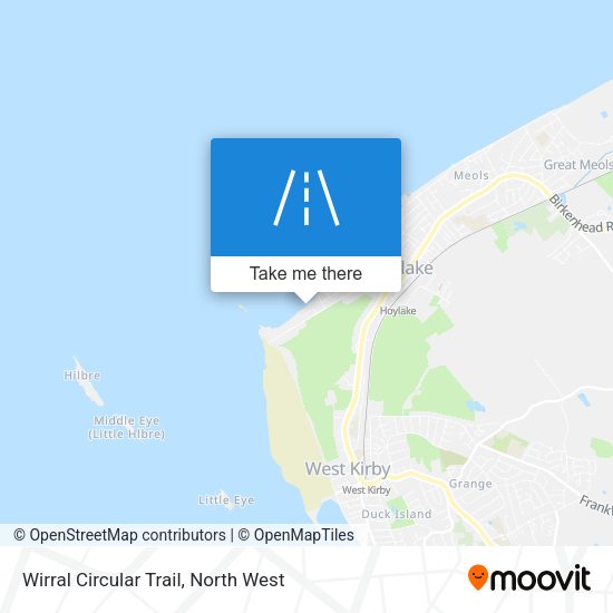 Wirral Circular Trail map
