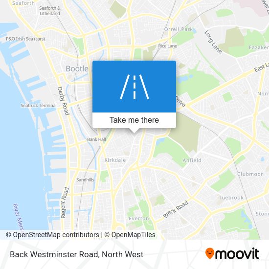 Back Westminster Road map