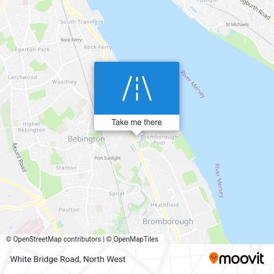 White Bridge Road map