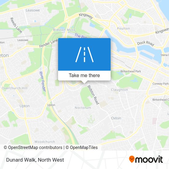 Dunard Walk map