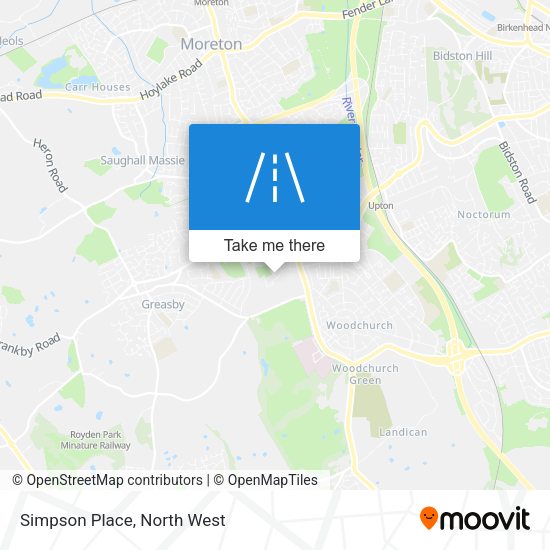 Simpson Place map