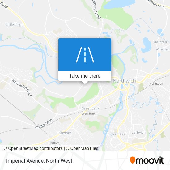 Imperial Avenue map