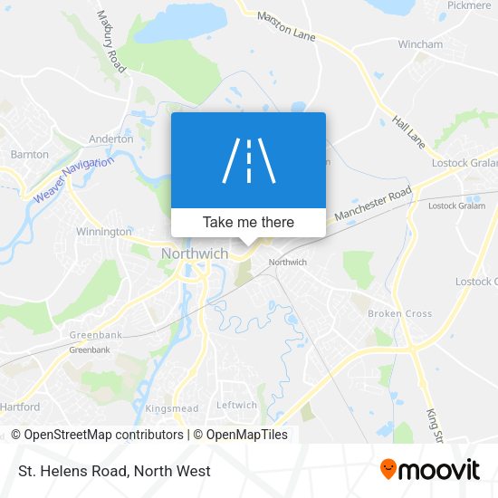 St. Helens Road map