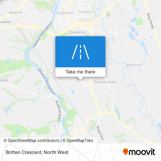 Britten Crescent map