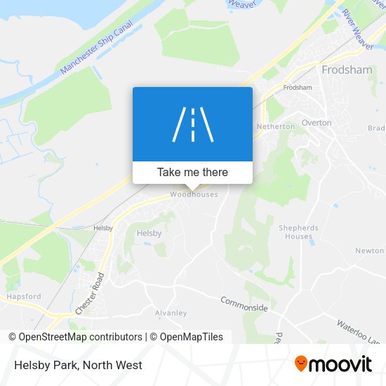 Helsby Park map