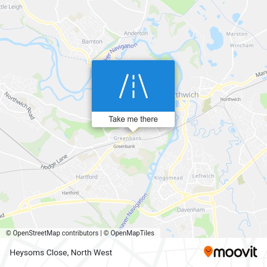 Heysoms Close map