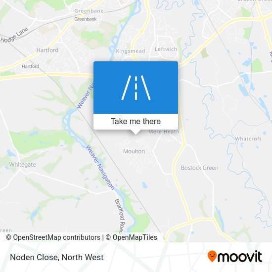 Noden Close map