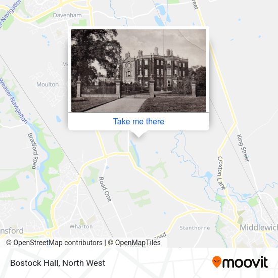 Bostock Hall map