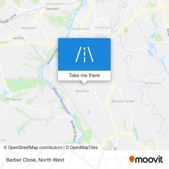 Barber Close map