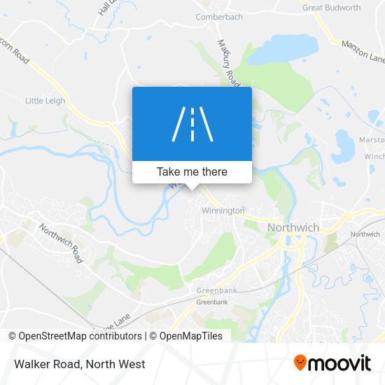 Walker Road map