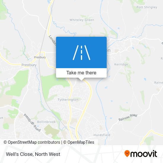 Well's Close map