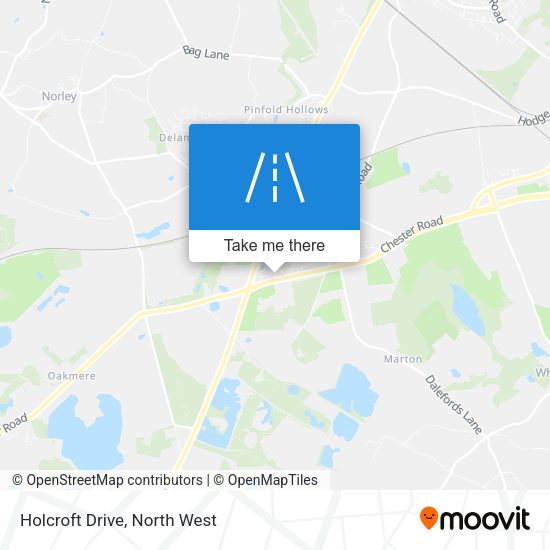 Holcroft Drive map