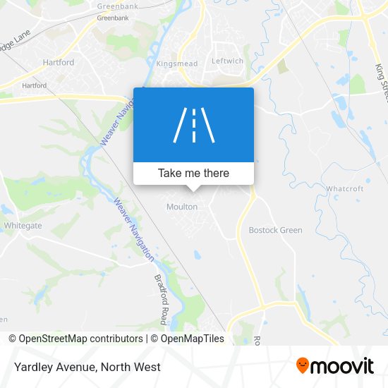Yardley Avenue map