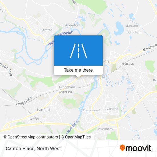 Canton Place map