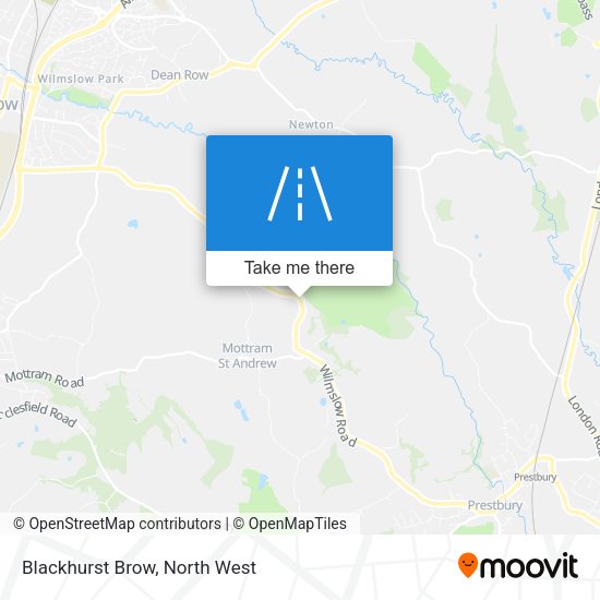 Blackhurst Brow map
