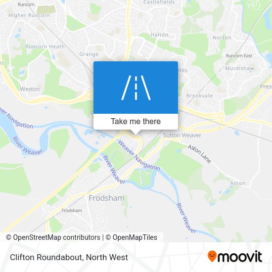 Clifton Roundabout map