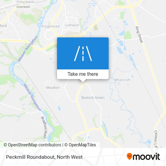 Peckmill Roundabout map