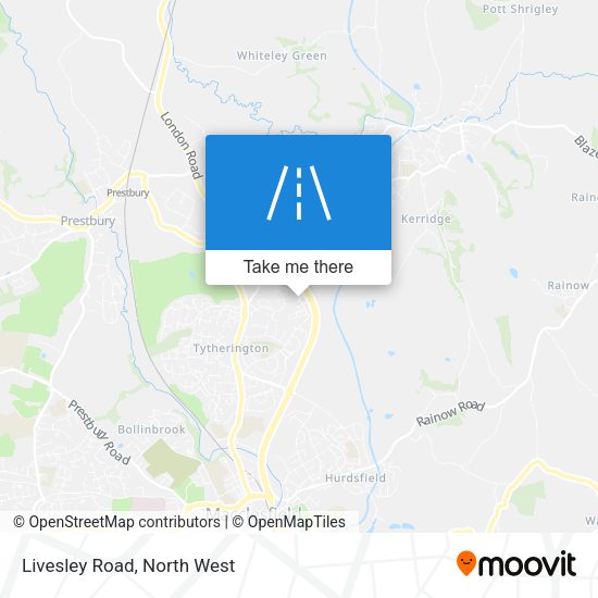 Livesley Road map