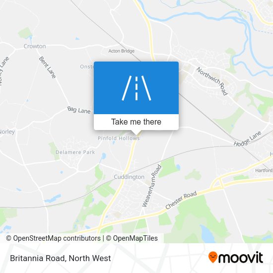 Britannia Road map