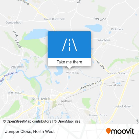 Juniper Close map